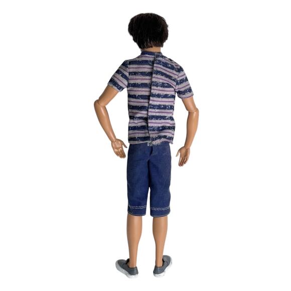 Barbie Fashionista Ryan Ken Doll Clothes Shoes 2009 Brown Hair Jointed Arms Legs - Picture 3 of 9